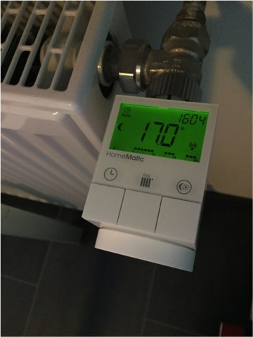 Mit Hilfe des Heizungsthermostats können auch Menschen ohne technisches Hintergrundwissen die Temperatur anpassen. (Bild: Sascha Körnig)